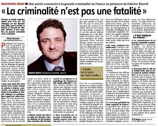 Itv de Fabrice Rizzoli par Valerie Mazerolle